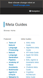 Mobile Screenshot of meta-guide.com